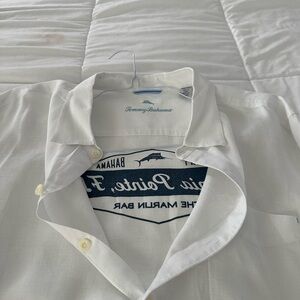 Tommy Bahama White Casual Button Down Shirt